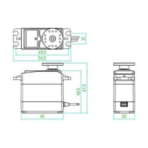 Treedix MG996R Servo Motor Metal Gear High Torque Servo_5