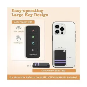 Buscador de control remoto paquete de 4 dispositivos Find_3