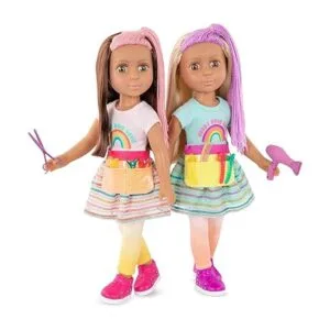 Glitter Girls Lara Muñeca de peluquería posable de 14_5