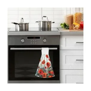 Spring Poppy Juego de 2 toallas de cocina colgantes con_6