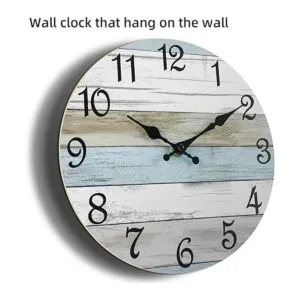 CHYLIN Reloj de pared silencioso sin tictac funciona con_2