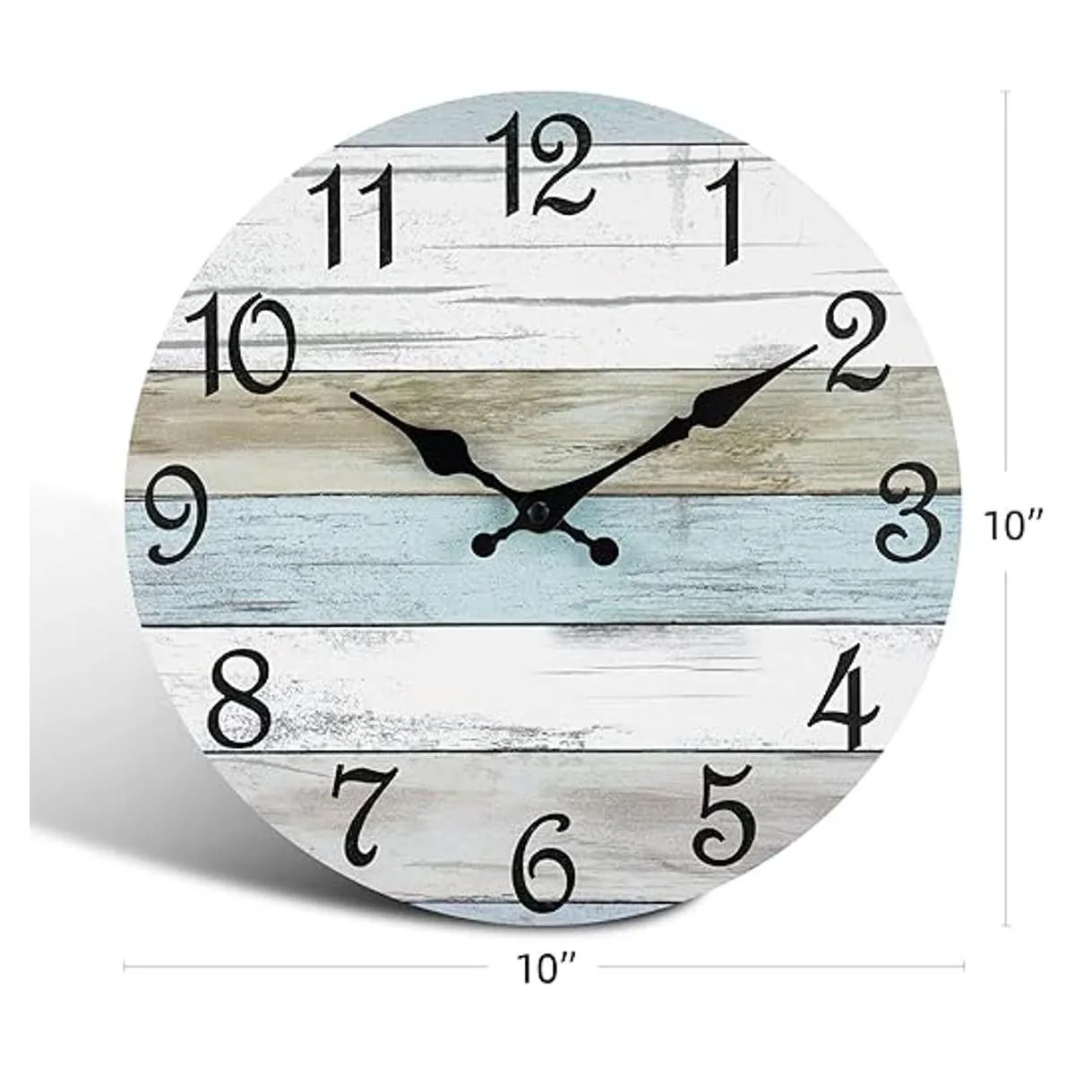 CHYLIN Reloj de pared silencioso sin tictac funciona con_3