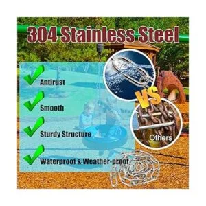 Metown Cadena de acero inoxidable 304 cadena de bobina_3