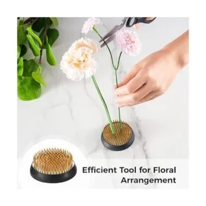 JUSTDOLIFE Ranas de flores de acero inoxidable con diseño_2