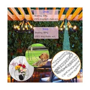 Metown Cadena de acero inoxidable 304 cadena de bobina_4