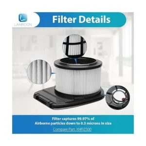 LANROON IZ662H Filtro para Shark IZ662H Vertex Pro_3