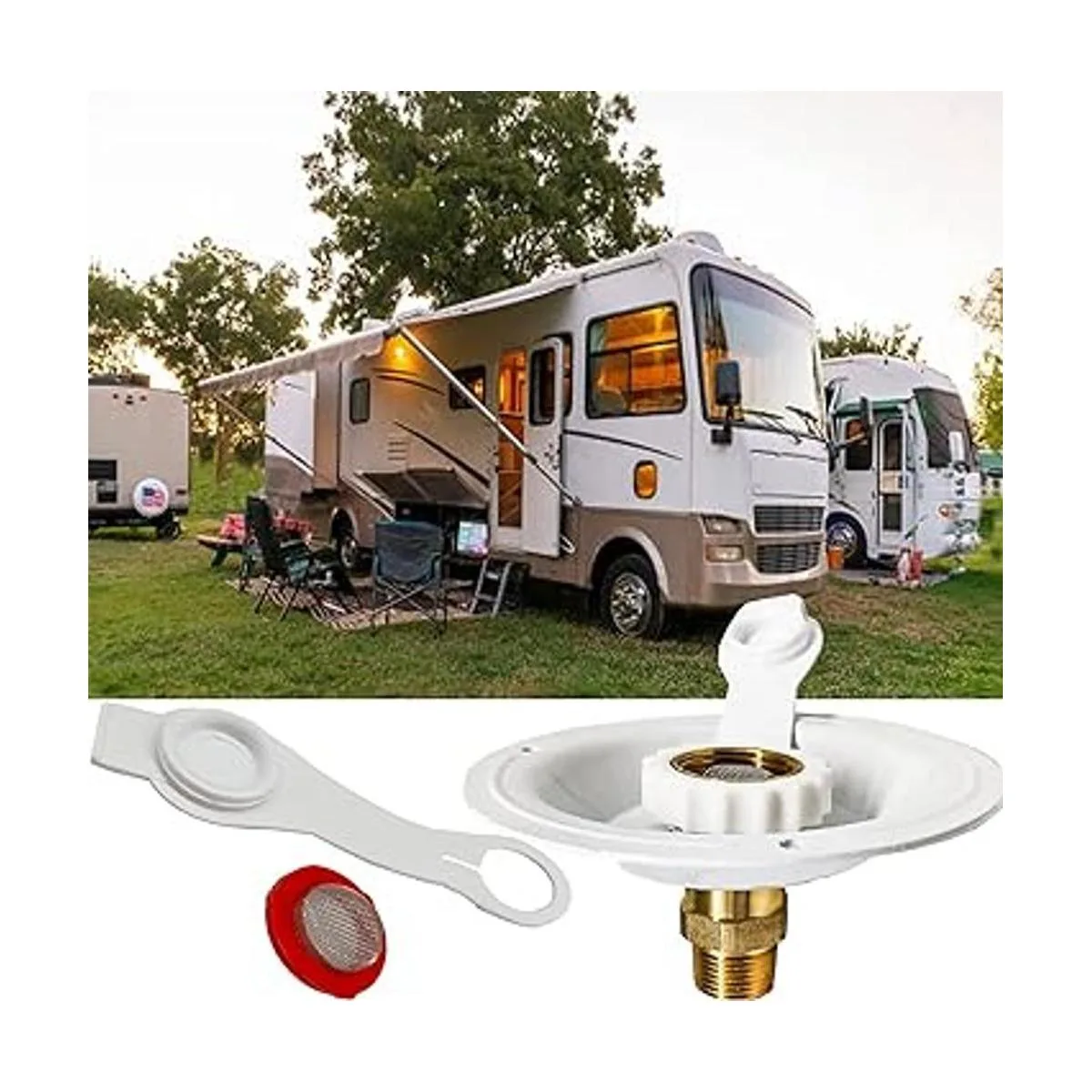 Válvula de retención de entrada de agua RV City Conector_7