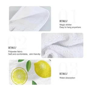 Summer Fresh Lemons Juego de 2 toallas de cocina_5