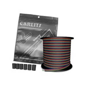 CARLITS Línea de cable de extensión RGB de 100 pies 22_1
