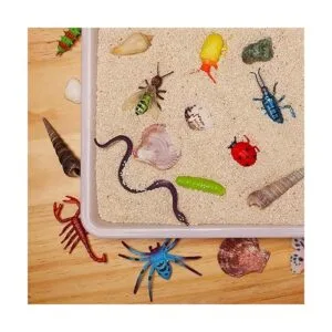 100 piezas de juguete realista de insectos figuras de_6