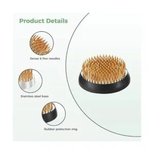 JUSTDOLIFE Ranas de flores de acero inoxidable con diseño_5