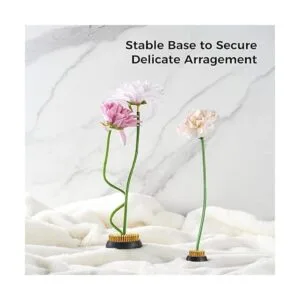 JUSTDOLIFE Ranas de flores de acero inoxidable con diseño_3