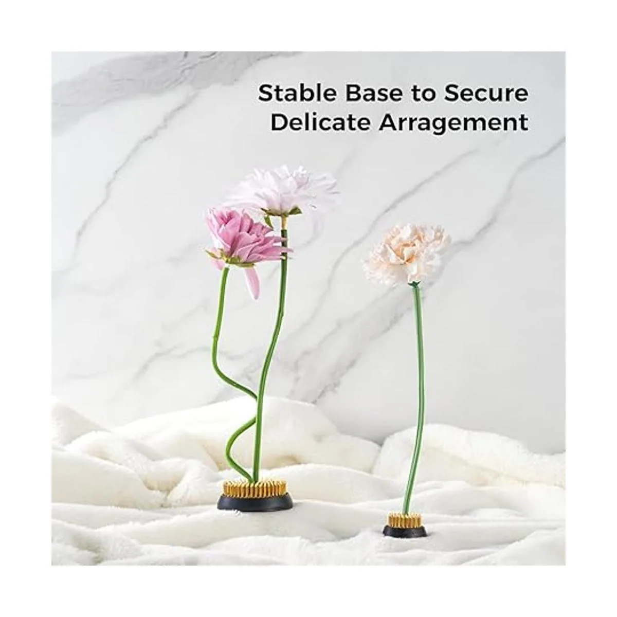 JUSTDOLIFE Ranas de flores de acero inoxidable con diseño_3