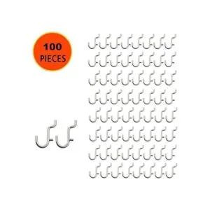 100 piezas de metal con gancho en J accesorios de clavija_3