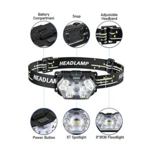 PLUSINTO 9 faros LED de 2000 lúmenes paquete de 2_2