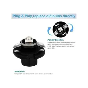 MbuyDIY Bombillas LED azules para medidor de instrumentos_4