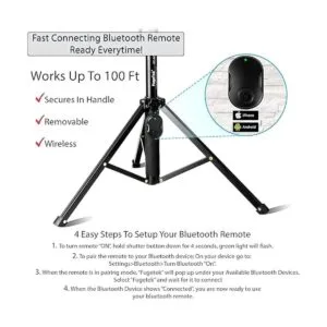 Fugetek Trípode profesional para selfie Stick de 51_4