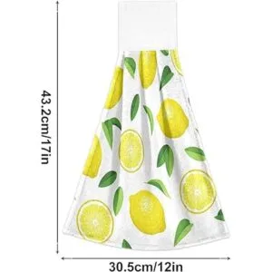 Summer Fresh Lemons Juego de 2 toallas de cocina_3