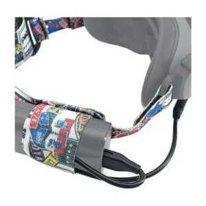 Correa ajustable para la cabeza y cable de alimentación de_5