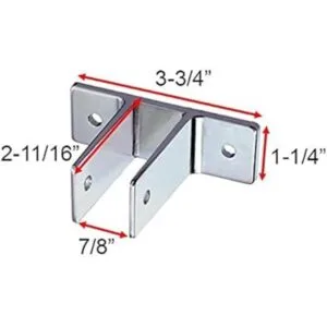 Harris Hardware 15416 Pantalla para orinar cromo pulido_3
