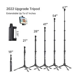 Fugetek Trípode profesional para teléfono celular de 67_3