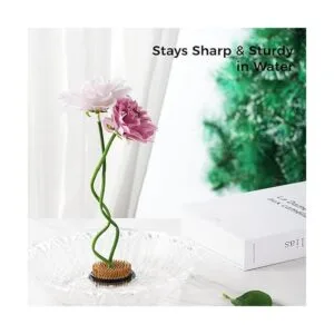 JUSTDOLIFE Ranas de flores de acero inoxidable con diseño_4