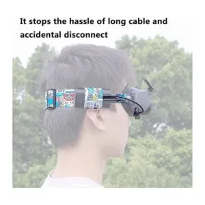 Correa ajustable para la cabeza y cable de alimentación de_2