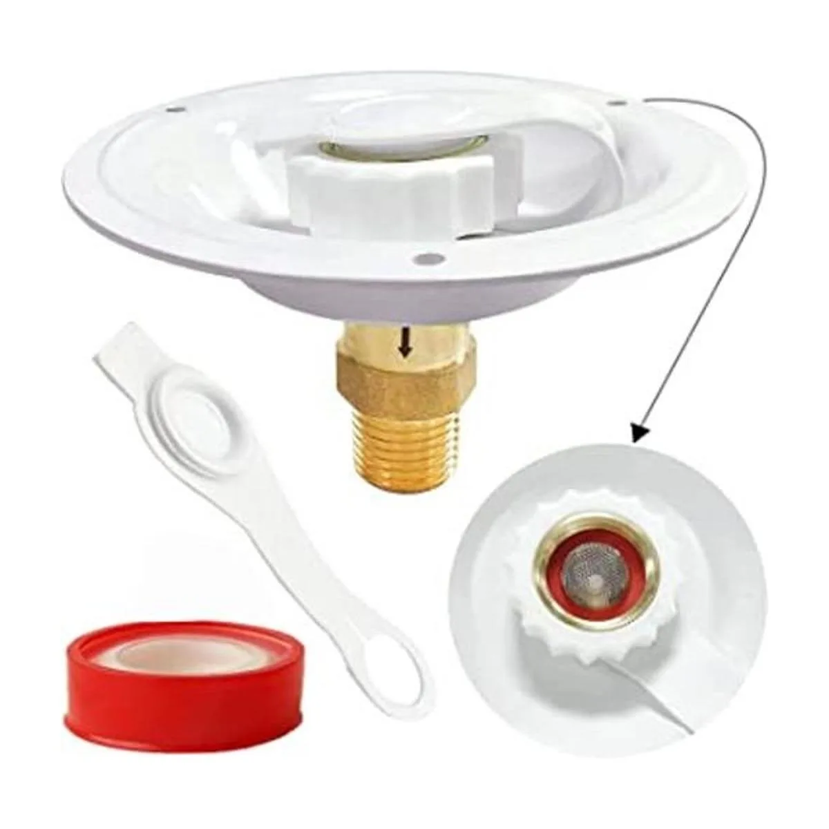 Válvula de retención de entrada de agua RV City Conector_1