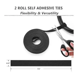 DRIVUU Kit organizador de gestión de cables de 311 piezas_6