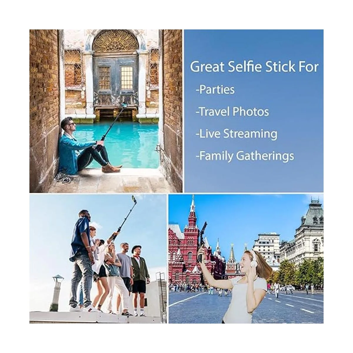 Fugetek Trípode profesional para selfie Stick de 51_2