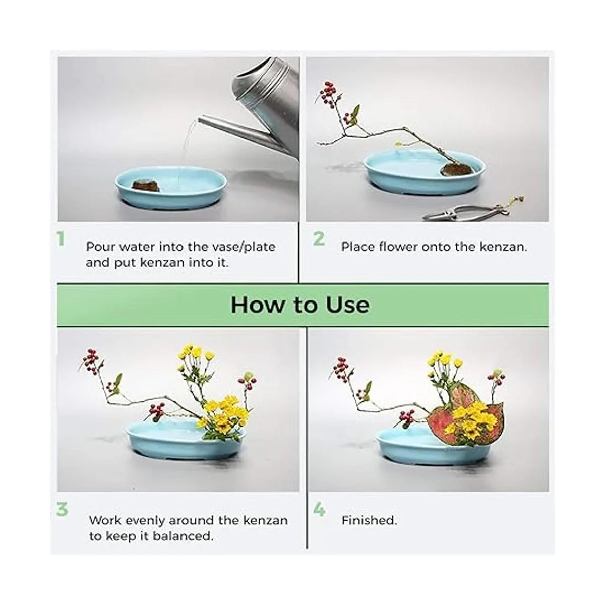 JUSTDOLIFE Ranas de flores de acero inoxidable con diseño_6