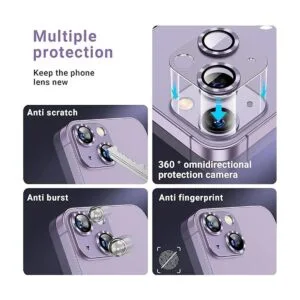 Paquete de 2 Protector de lente de cámara para iPhone_4