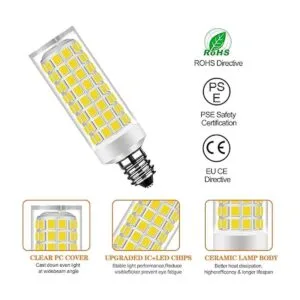 HUIMEIJIA E11 T4 Bombilla LED equivalente a jd e11 120 V_2