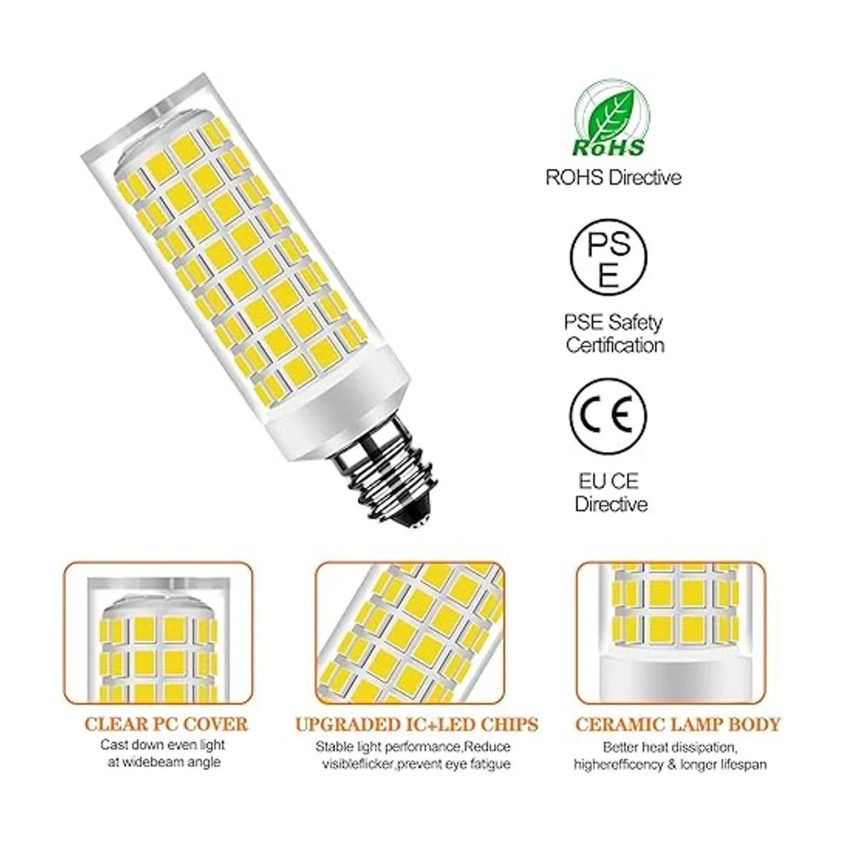 HUIMEIJIA E11 T4 Bombilla LED equivalente a jd e11 120 V_2