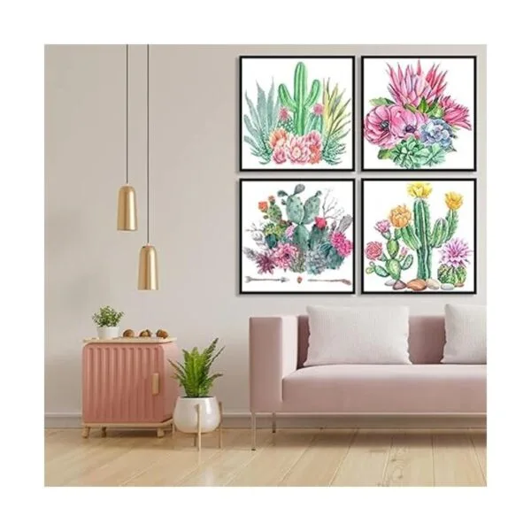 Paquete de 3 kits de pintura de diamantes 5D para adultos_3