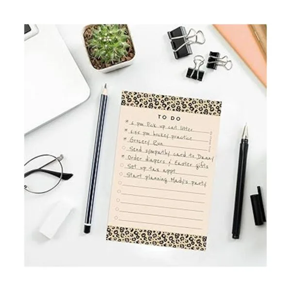 Notas adhesivas modernas con estampado animal_5