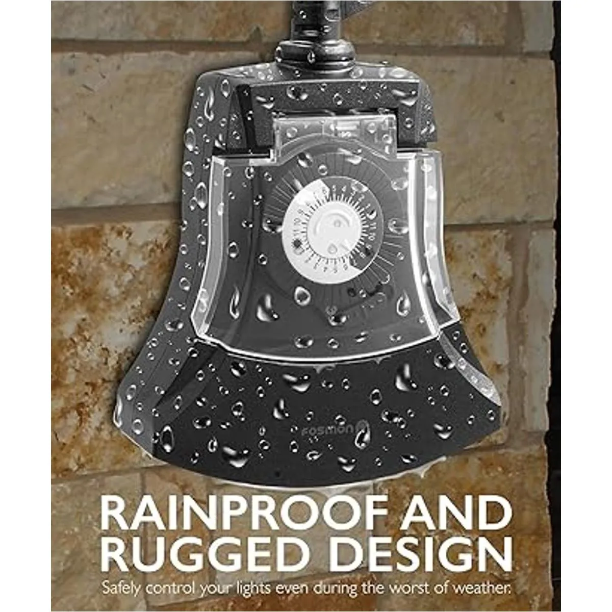 Fosmon Temporizador de 3 salidas para exteriores 15 A_4