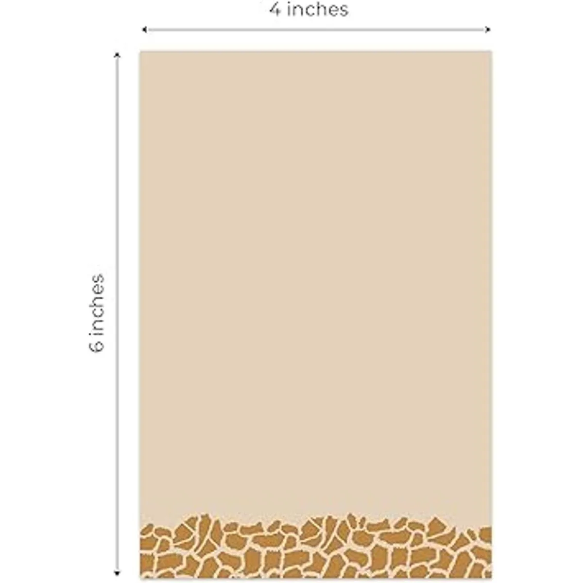 Notas adhesivas modernas con estampado animal_3