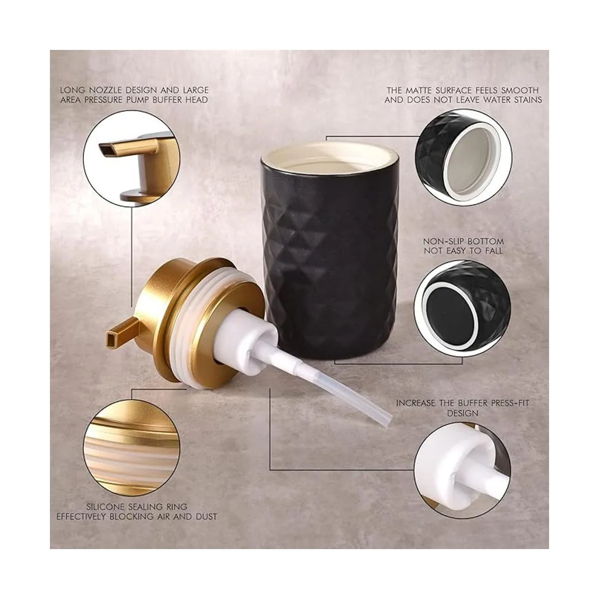 LALA DOLCE Dispensador de espuma dispensador de bomba de_2