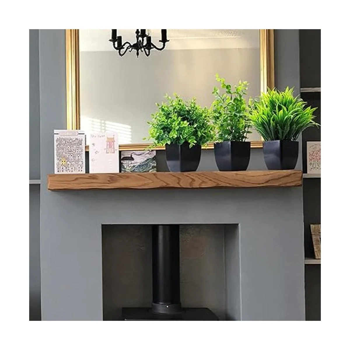 Greentime Juego de 3 plantas artificiales en maceta_6