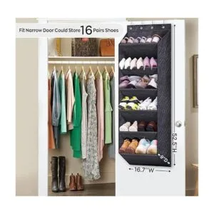 SLEEPING LAMB Organizador de zapatos sobre la puerta con_2