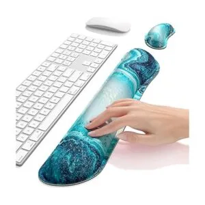 Dapesuom Almohadilla de reposamuñecas para teclado juego_5