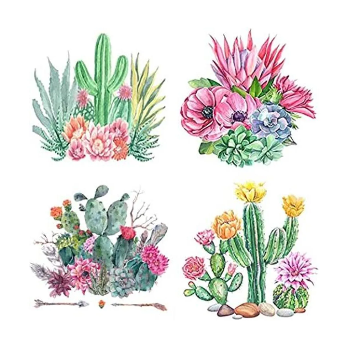 Paquete de 3 kits de pintura de diamantes 5D para adultos_1