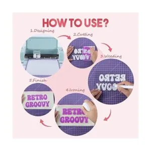 Tintnut Vinilo de transferencia de calor 11 hojas de 12 x_3