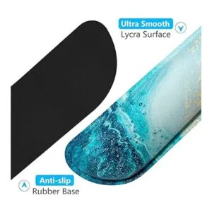 Dapesuom Almohadilla de reposamuñecas para teclado juego_4