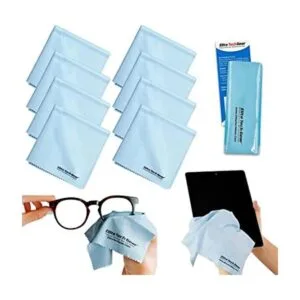 Elite Tech Gear Paquete de 8 paños de microfibra azules_1