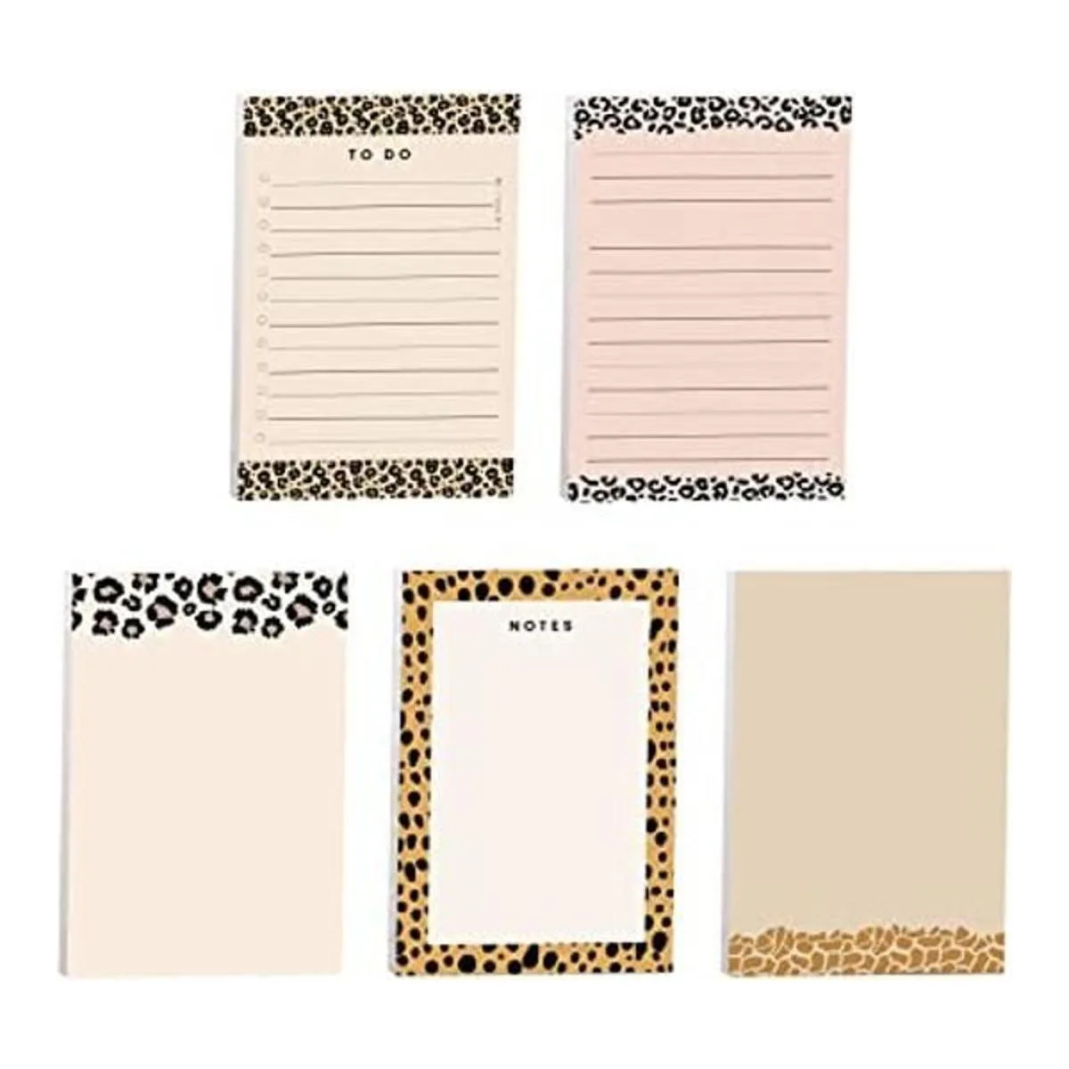 Notas adhesivas modernas con estampado animal_1