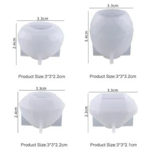 Molde de silicona para gabinete de bricolaje 4 piezas_3