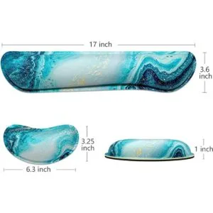 Dapesuom Almohadilla de reposamuñecas para teclado juego_6