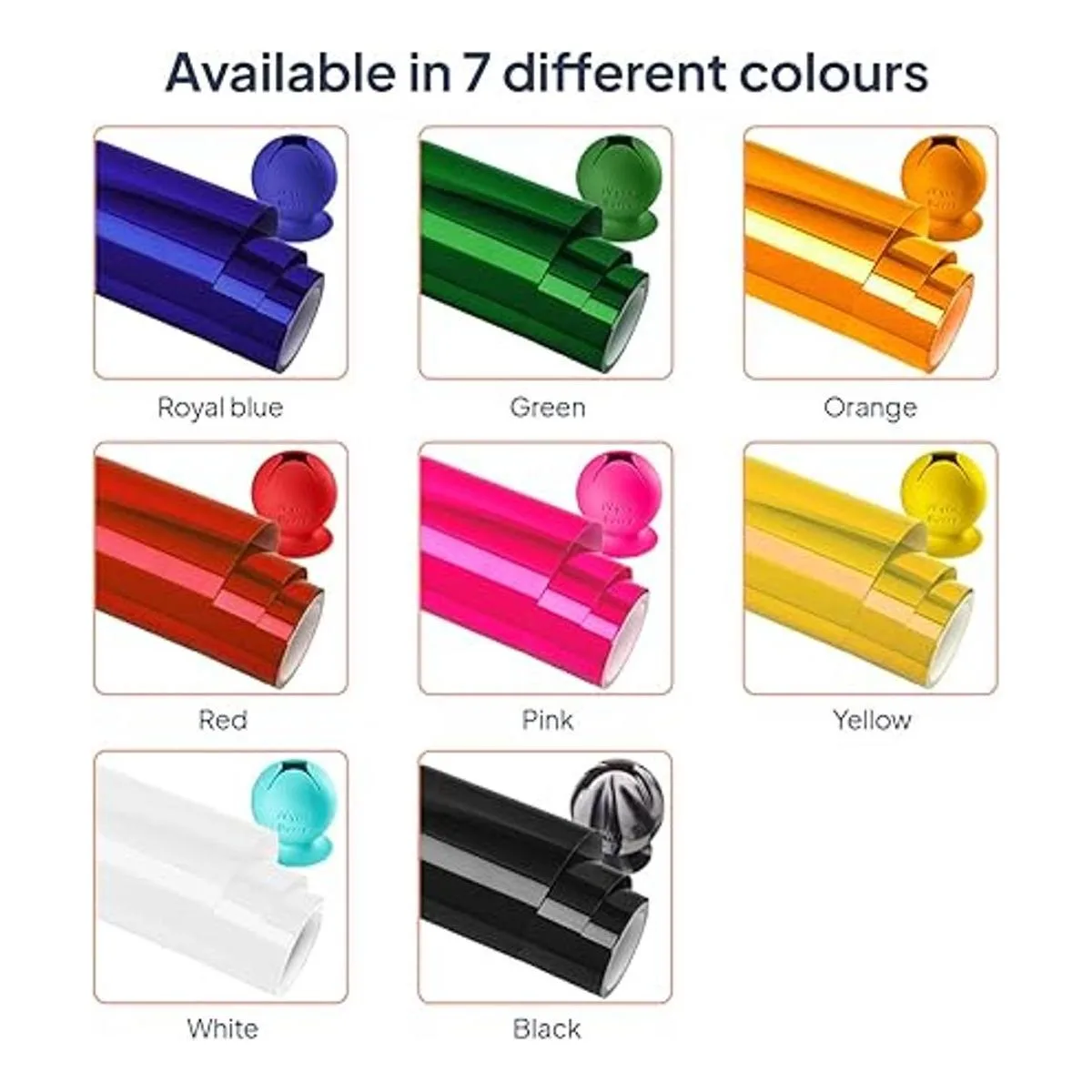 iVyne Vinilo de transferencia de calor blanco Vinilo de_3